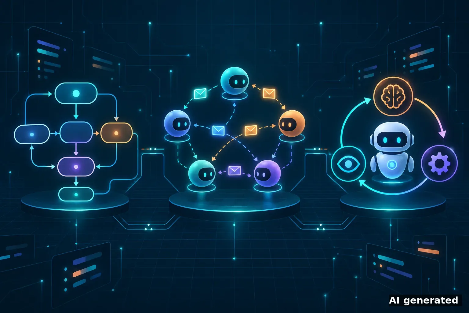 AI Agent Orchestration in Practice: State Machines vs. Actor Models vs. Native Agent Loops